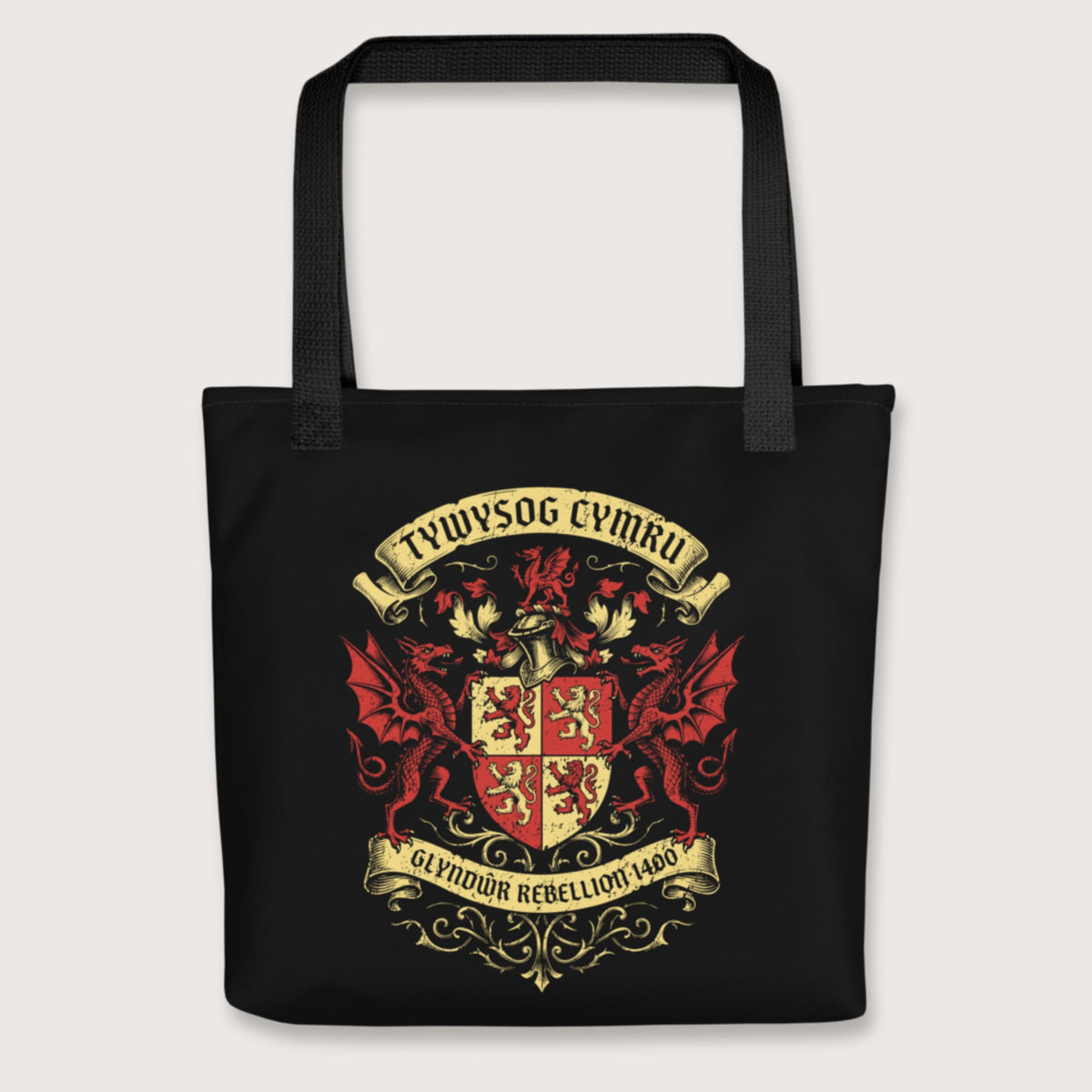 Black Glyndwr Rebellion 1400 Bag - history buff gift by HistoHead