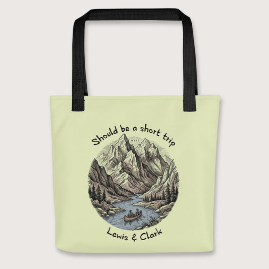 Black Lewis & Clark Short Trip Bag - history buff gift by HistoHead