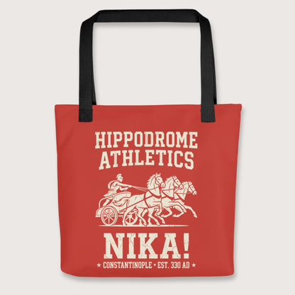 Black Hippodrome Athletics Bag - history buff gift by HistoHead