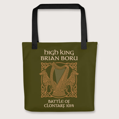 Black Brian Boru Bag - history buff gift by HistoHead