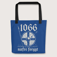 Black 1066 Never Forget in Old English Bag - history buff gift by HistoHead