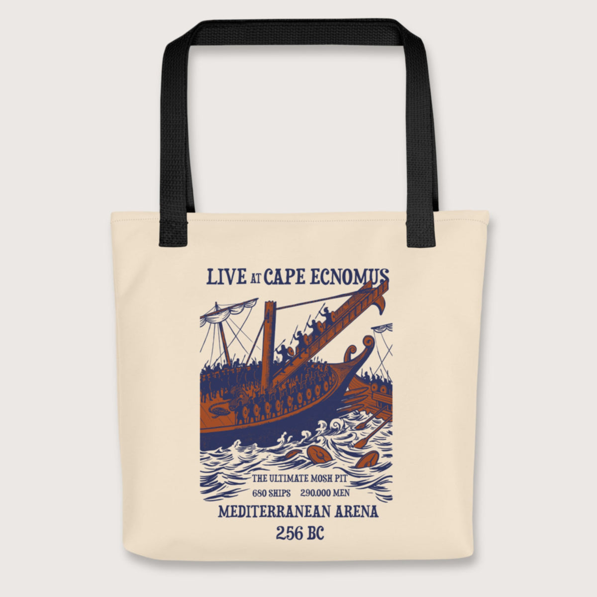 Black Battle of Cape Ecnomus Bag - history buff gift by HistoHead