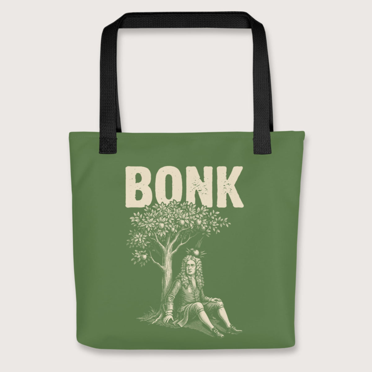 Black Newton Bonk Bag - history buff gift by HistoHead