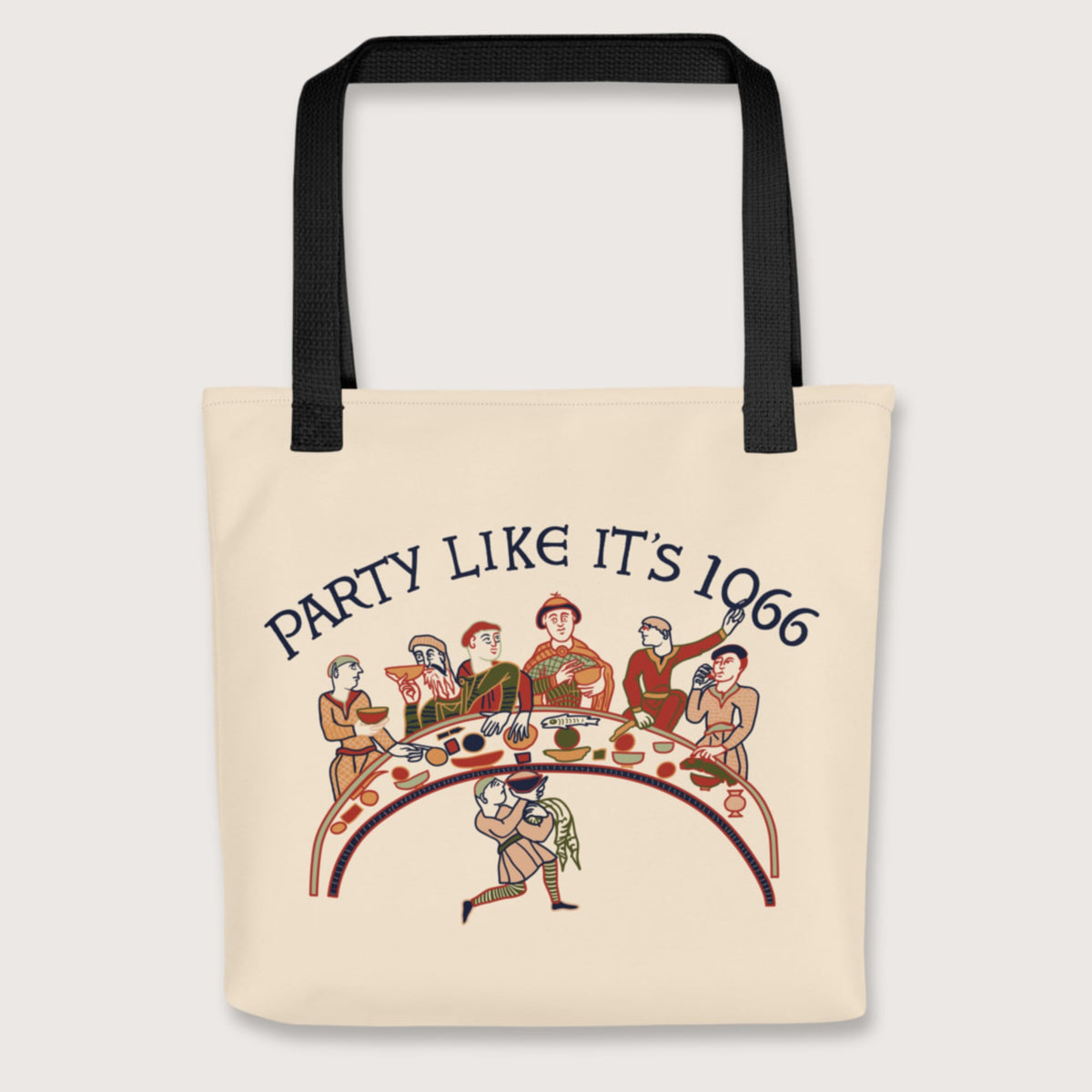Black Bayeux Tapestry Party Like It's 1066 Bag - history buff gift by HistoHead