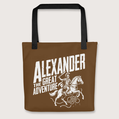 Black Alexander the Great Adventure Bag - history buff gift by HistoHead
