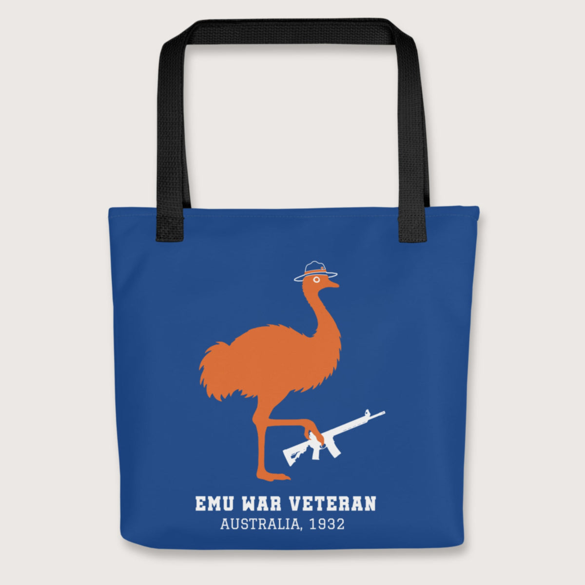 Black Emu War Veteran Bag - history buff gift by HistoHead