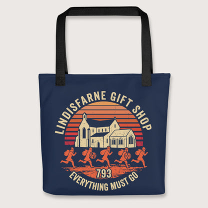 Black Lindisfarne Gift Shop 793 Bag - history buff gift by HistoHead