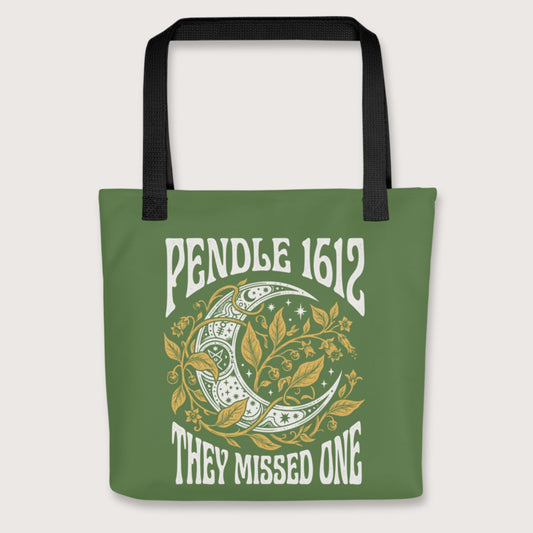 Black Pendle Witch Trials They Missed One Bag - history buff gift by HistoHead