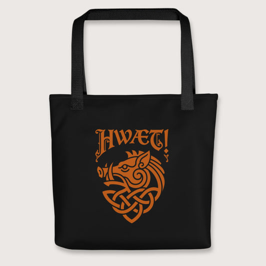 Black Hwaet Boar Bag - history buff gift by HistoHead