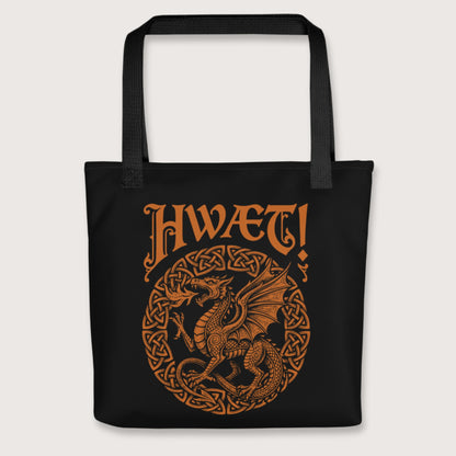 Black Hwaet Dragon Bag - history buff gift by HistoHead
