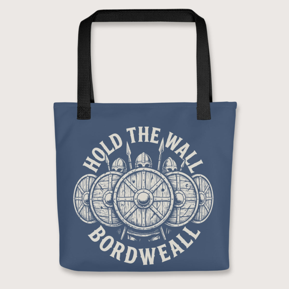 Black Hold the Wall Bag - history buff gift by HistoHead
