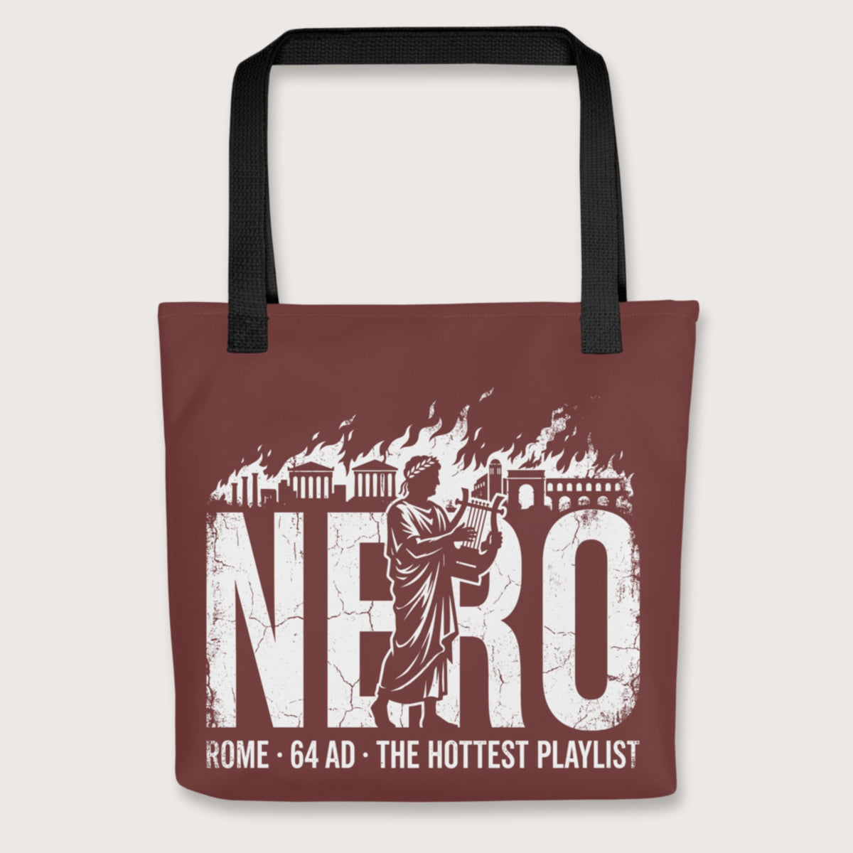 Black Nero's Hottest Playlist Bag - history buff gift by HistoHead