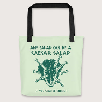 Black Caesar Salad Bag - history buff gift by HistoHead