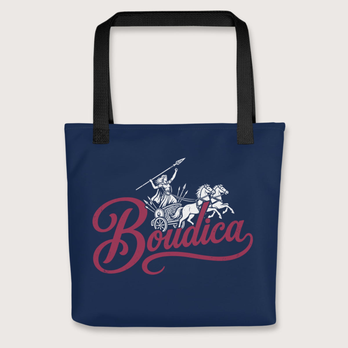 Black Boudica Bag - history buff gift by HistoHead