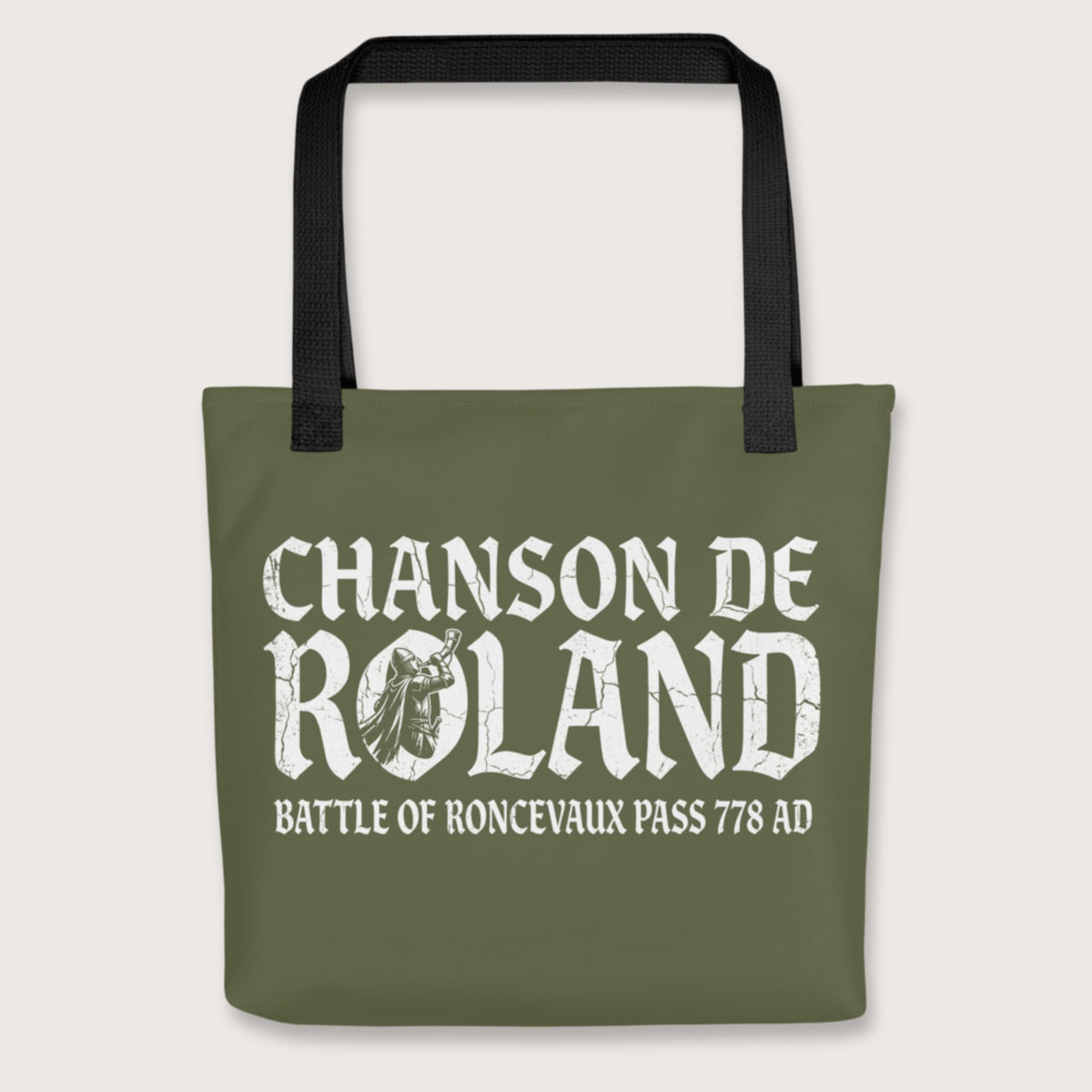 Black Chanson de Roland Battle of Roncevaux Bag - history buff gift by HistoHead