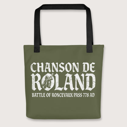 Black Chanson de Roland Battle of Roncevaux Bag - history buff gift by HistoHead