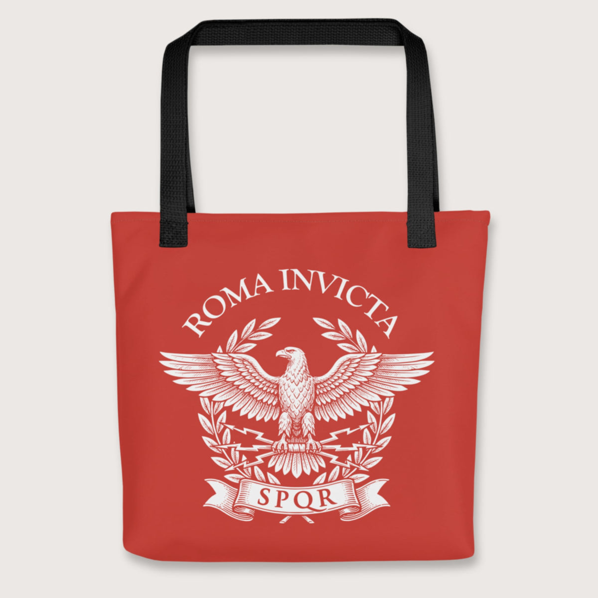 Black Roma Invicta Bag - history buff gift by HistoHead