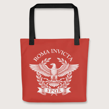 Black Roma Invicta Bag - history buff gift by HistoHead