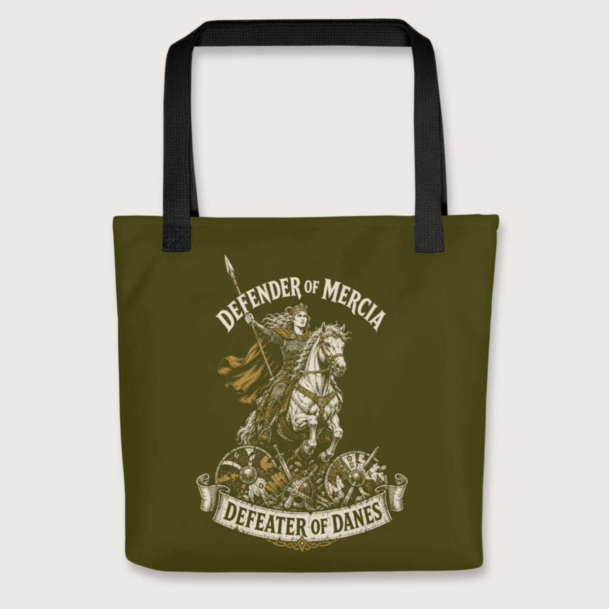 Black Æthelflæd Defender of Mercia Bag - history buff gift by HistoHead