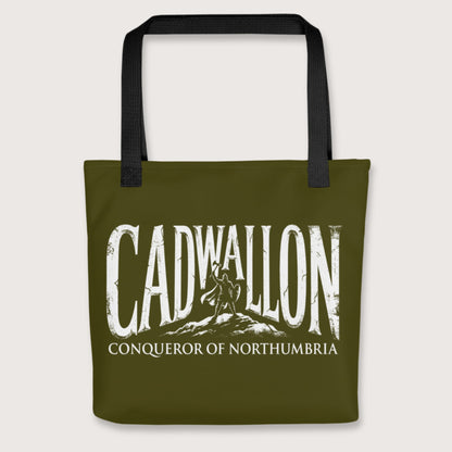 Black Cadwallon Conqueror of Northumbria Bag - history buff gift by HistoHead