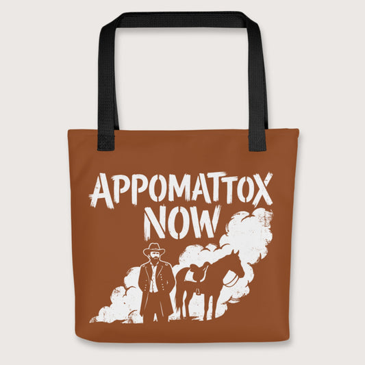 Black Appomattox Now Bag - history buff gift by HistoHead