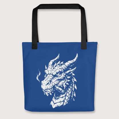 Black Smoking Dragon Bag - history buff gift by HistoHead
