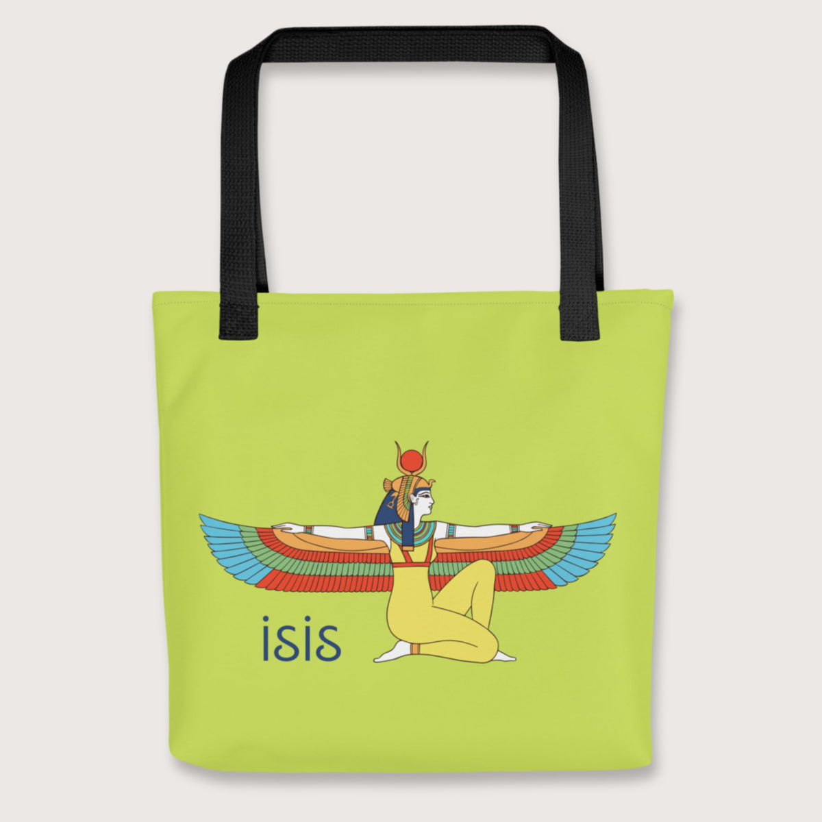 Black Egyptian Goddess Isis Bag - history buff gift by HistoHead