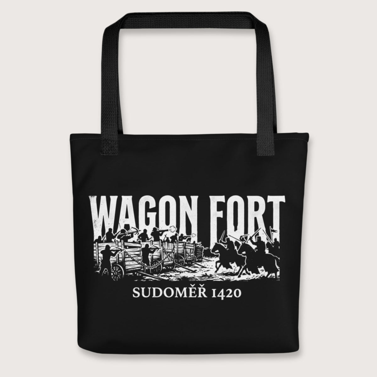 Black Wagon Fort Battle of Sudoměř Bag - history buff gift by HistoHead