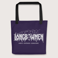 Black Longbowmen Bag - history buff gift by HistoHead