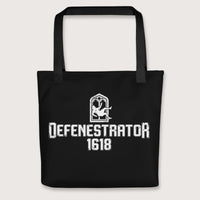 Black Defenestrator Bag - history buff gift by HistoHead