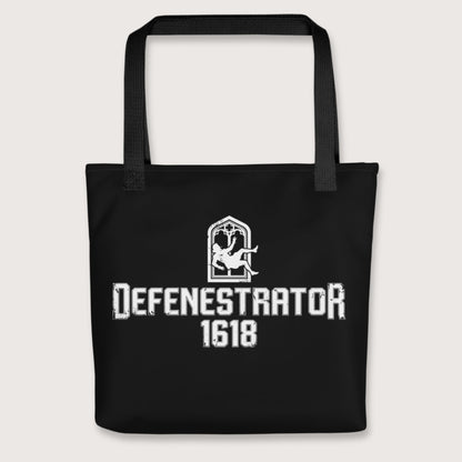 Black Defenestrator Bag - history buff gift by HistoHead