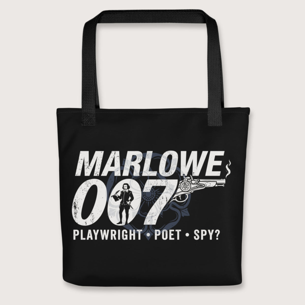 Black Marlowe 007 Bag - history buff gift by HistoHead