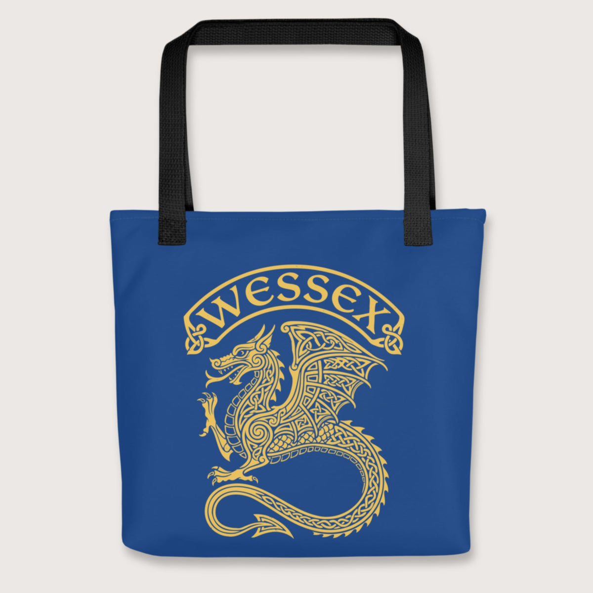 Black Wessex Dragon Bag - history buff gift by HistoHead