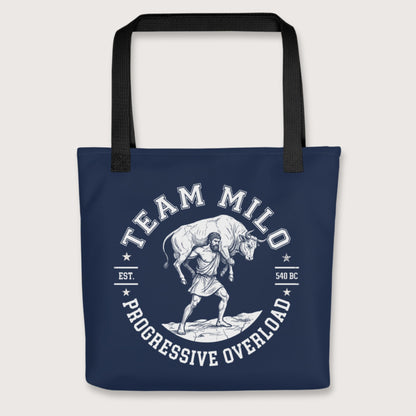 Black Team Milo Bag - history buff gift by HistoHead