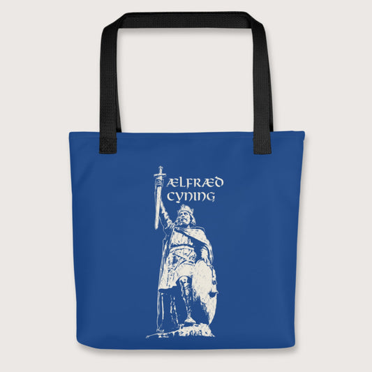 Black Alfred the Great Bag - history buff gift by HistoHead
