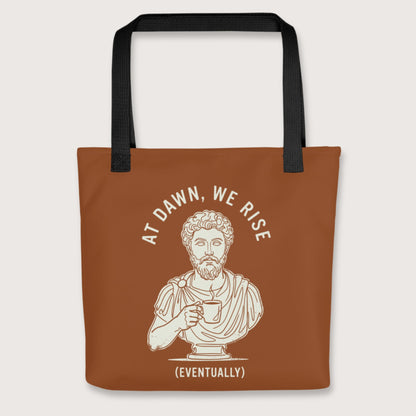 Black At Dawn We Rise Bag - history buff gift by HistoHead
