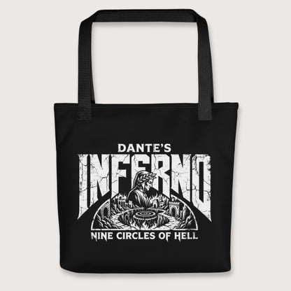 Black Dante's Inferno Bag - history buff gift by HistoHead