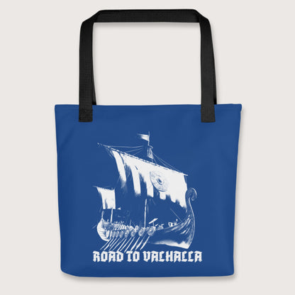 Black Road to Valhalla Bag - history buff gift by HistoHead