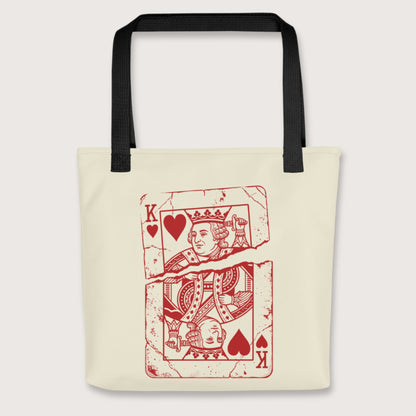 Black Louis XVI Playing Card Bag - history buff gift by HistoHead