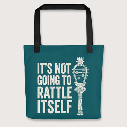 Black Sistrum It's Not Going to Rattle Itself Bag - history buff gift by HistoHead