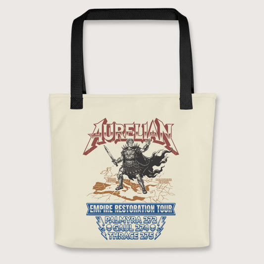 Black Aurelian Empire Restoration Tour Bag - history buff gift by HistoHead
