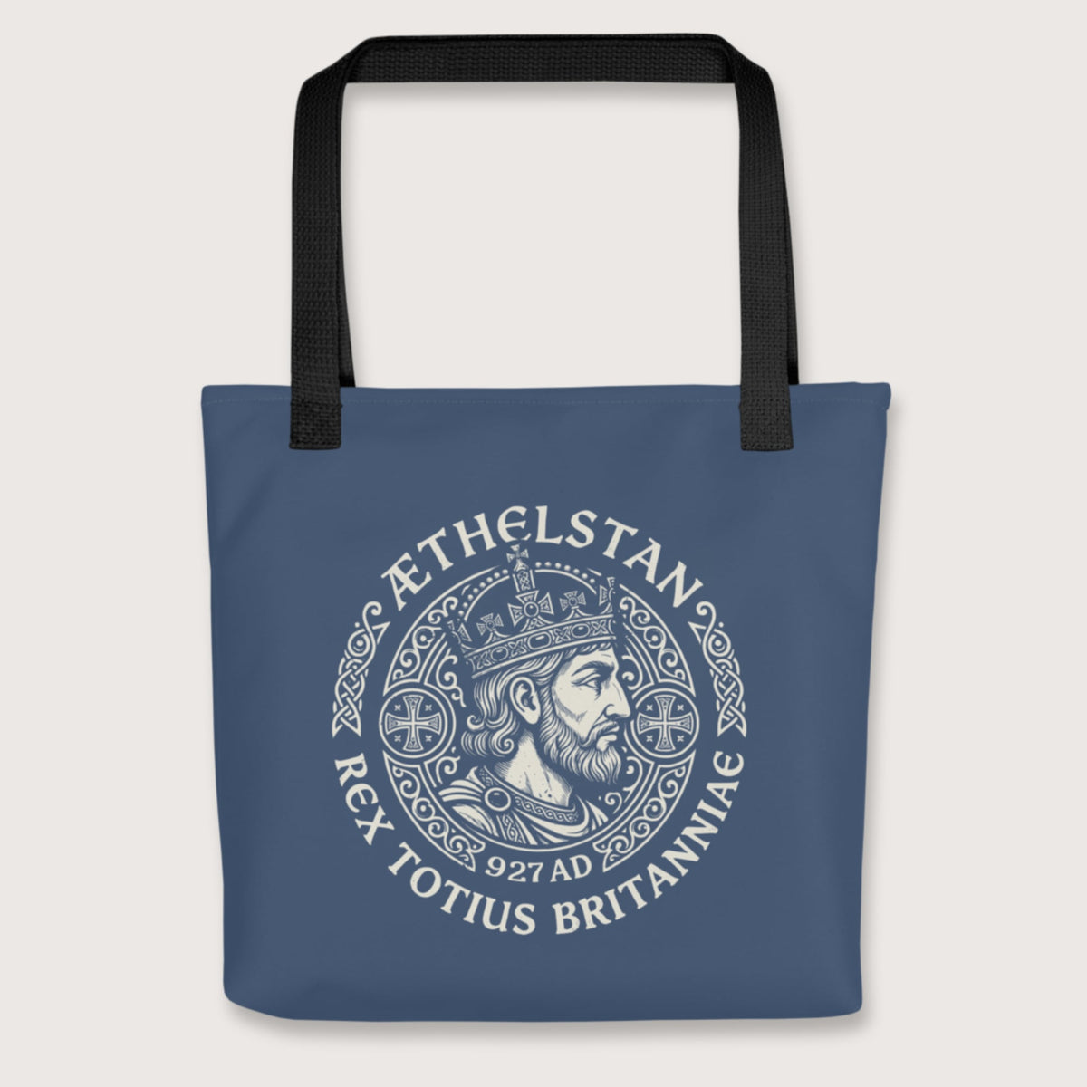 Black Æthelstan King of All Britain Bag - history buff gift by HistoHead