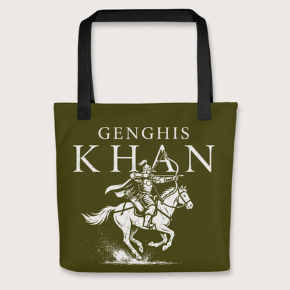 Black Genghis Khan Bag - history buff gift by HistoHead