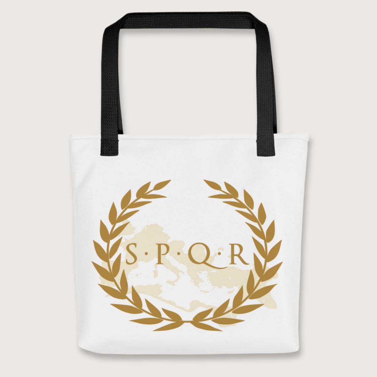 Black Roman SPQR Banner Bag - history buff gift by HistoHead