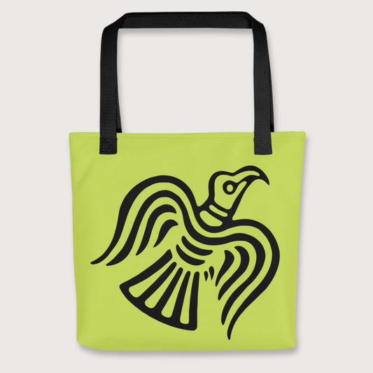 Black Viking Raven Symbol Bag - history buff gift by HistoHead
