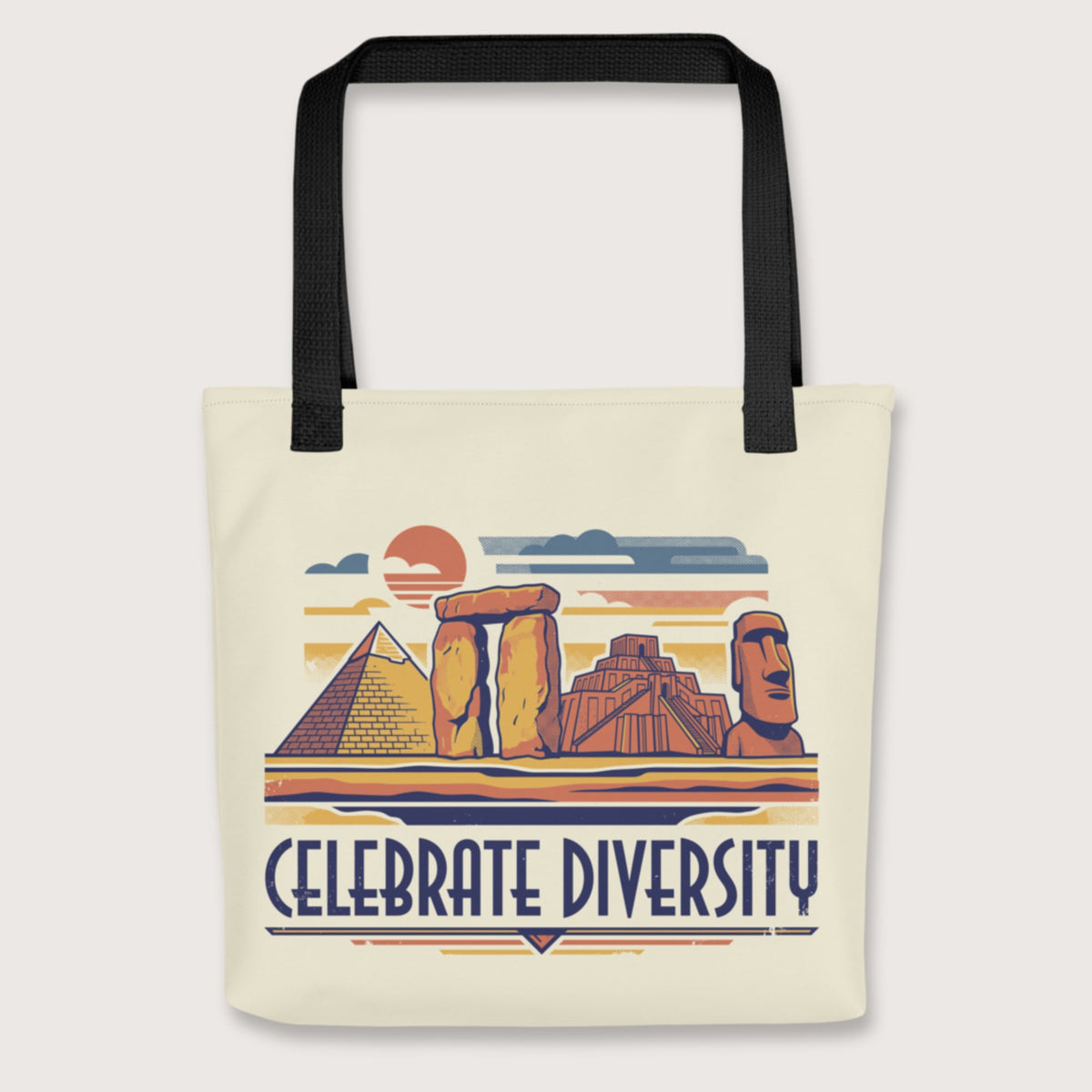 Black Celebrate Diversity Stone Wonders Bag - history buff gift by HistoHead