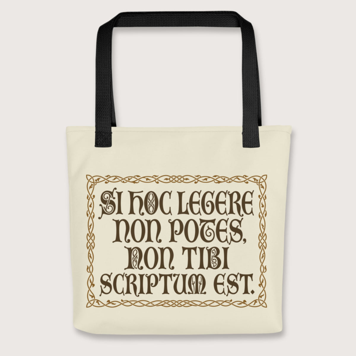 Black If You Can't Read This It's Not Written For You Bag - history buff gift by HistoHead