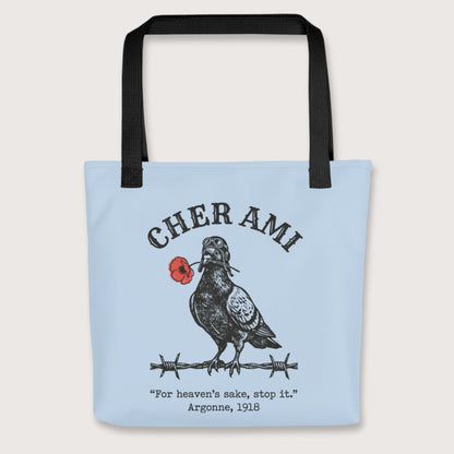 Black Cher Ami Bag - history buff gift by HistoHead