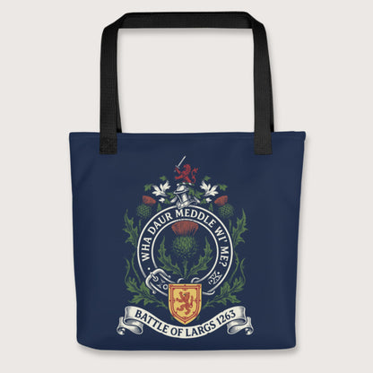 Black Scotland Battle of Largs 1263 Bag - history buff gift by HistoHead