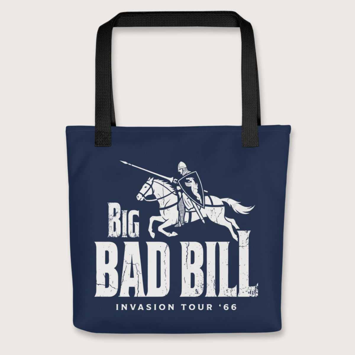 Black Big Bad Bill Invasion Tour Bag - history buff gift by HistoHead